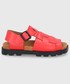 Sandały Camper sandały skórzane Brutus Sandal damskie kolor czerwony na platformie