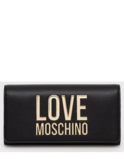 Portfel portfel damski kolor czarny - Answear.com Love Moschino