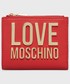 Portfel Love Moschino portfel damski kolor czerwony