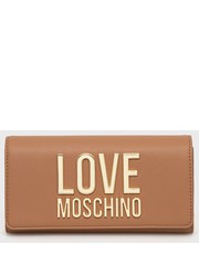 Portfel portfel damski kolor brązowy - Answear.com Love Moschino