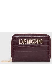 Portfel portfel damski kolor fioletowy - Answear.com Love Moschino