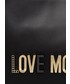 Listonoszka Love Moschino torebka skórzana kolor czarny