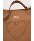 Shopper bag Love Moschino Torebka kolor brązowy