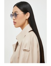 Okulary okulary przeciwsłoneczne damskie kolor złoty - Answear.com Love Moschino