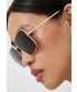Okulary Love Moschino okulary przeciwsłoneczne damskie kolor złoty