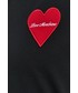 Bluzka Love Moschino T-shirt bawełniany kolor czarny