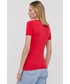 Bluzka Love Moschino T-shirt damski kolor czerwony