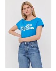 Bluzka t-shirt bawełniany - Answear.com Love Moschino