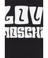 Bluzka Love Moschino t-shirt damski kolor czarny