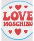 Bluzka Love Moschino t-shirt damski kolor biały