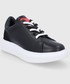Sneakersy Love Moschino buty skórzane kolor czarny