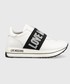 Sneakersy Love Moschino sneakersy skórzane kolor biały