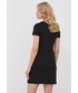 Sukienka Love Moschino sukienka bawełniana kolor czarny mini prosta