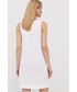 Sukienka Love Moschino sukienka bawełniana kolor biały mini prosta