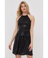 Sukienka Love Moschino sukienka kolor czarny mini rozkloszowana