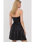 Sukienka Love Moschino sukienka kolor czarny mini rozkloszowana