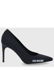 Czółenka na szpilce Szpilki kolor czarny - Answear.com Love Moschino