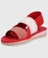Sandały Love Moschino sandały damskie kolor czerwony