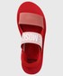 Sandały Love Moschino sandały damskie kolor czerwony
