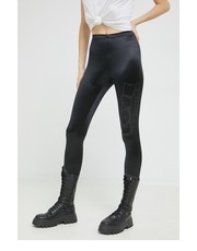 Legginsy legginsy damskie kolor czarny z nadrukiem - Answear.com Love Moschino