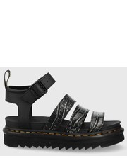 Sandały sandały skórzane Blaire damskie kolor czarny na platformie - Answear.com Dr. Martens