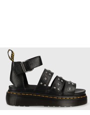Sandały sandały skórzane Clarissa II Quad damskie kolor czarny na platformie - Answear.com Dr. Martens