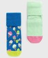 Skarpety Happy Socks - Skarpetki dziecięce Ice Cream Anti Slip (2-Pack)