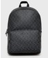 Plecak Calvin Klein  plecak męski kolor czarny duży wzorzysty