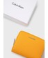 Portfel Calvin Klein  portfel damski kolor pomarańczowy