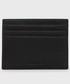 Portfel Calvin Klein  etui na karty skórzane męski kolor czarny