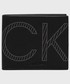 Portfel Calvin Klein  portfel skórzany męski kolor czarny