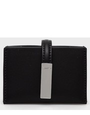 Portfel etui na karty damski kolor czarny - Answear.com Calvin Klein 