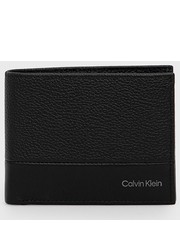 Portfel portfel skórzany męski kolor czarny - Answear.com Calvin Klein 