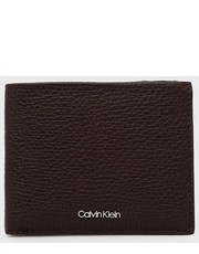Portfel portfel skórzany męski kolor brązowy - Answear.com Calvin Klein 