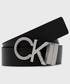 Pasek męski Calvin Klein  pasek skórzany dwustronny męski kolor czarny