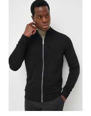Sweter męski kardigan wełniany męski kolor czarny - Answear.com Calvin Klein 