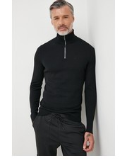 Sweter męski sweter wełniany męski kolor czarny lekki - Answear.com Calvin Klein 