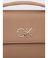 Listonoszka Calvin Klein  torebka kolor beżowy