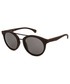 Okulary Calvin Klein  okulary przeciwsłoneczne kolor brązowy
