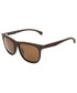 Okulary Calvin Klein  okulary przeciwsłoneczne kolor brązowy