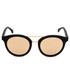 Okulary Calvin Klein  okulary przeciwsłoneczne kolor czarny
