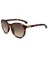 Okulary Calvin Klein  okulary przeciwsłoneczne damskie kolor brązowy