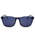 Okulary Calvin Klein  okulary przeciwsłoneczne męskie kolor granatowy