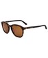 Okulary Calvin Klein  okulary przeciwsłoneczne męskie kolor brązowy