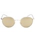Okulary Calvin Klein  okulary przeciwsłoneczne kolor złoty