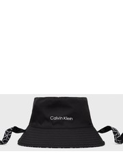 Kapelusz kapelusz dwustronny kolor czarny - Answear.com Calvin Klein 