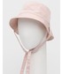 Kapelusz Calvin Klein  kapelusz dwustronny kolor różowy