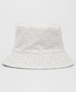 Kapelusz Calvin Klein  kapelusz dwustronny bawełniany kolor biały bawełniany