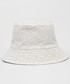 Kapelusz Calvin Klein  kapelusz dwustronny bawełniany kolor biały bawełniany