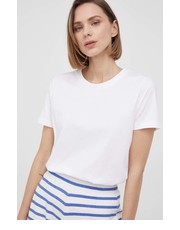 Bluzka t-shirt bawełniany kolor biały - Answear.com Calvin Klein 